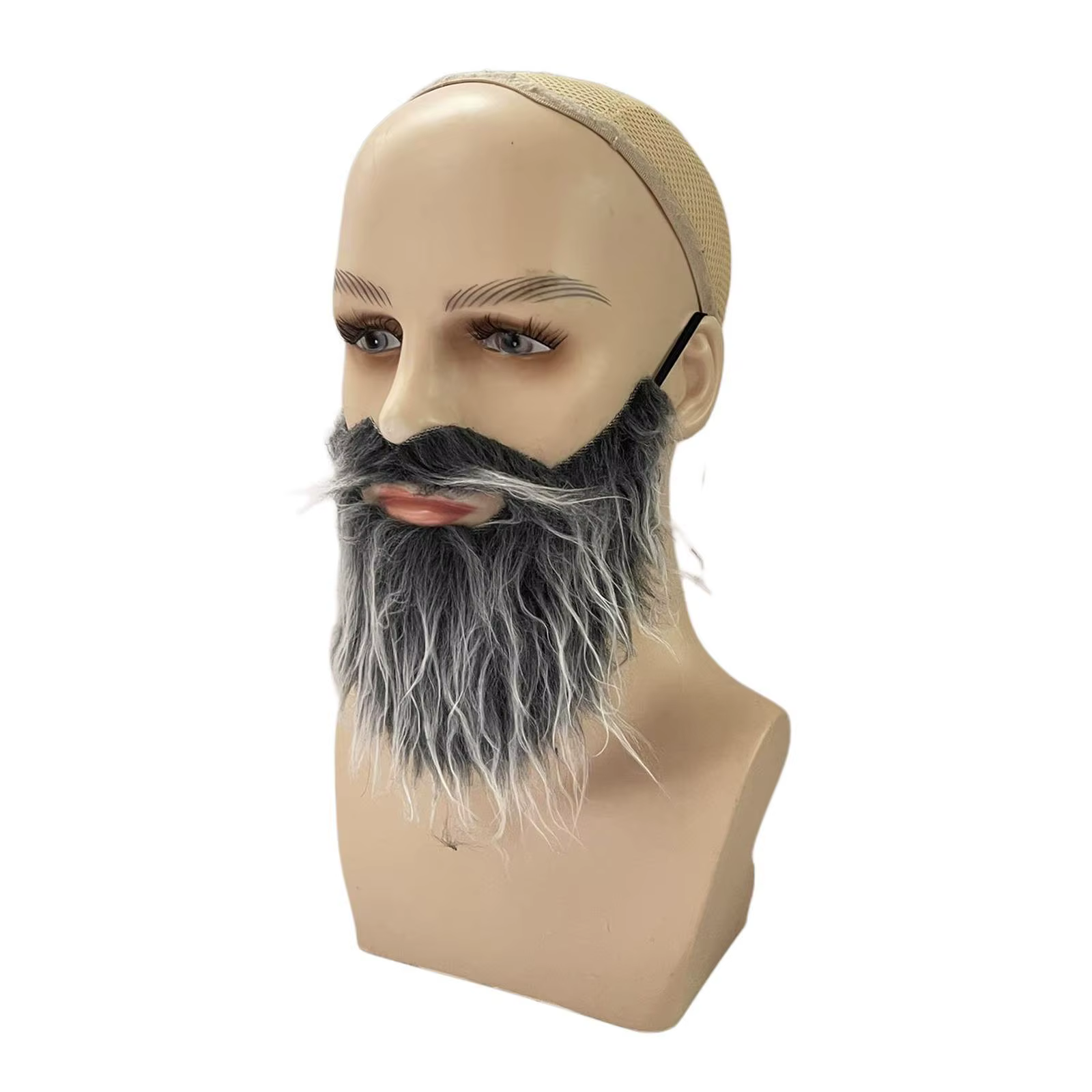 Fausse barbe réaliste déguisement pour hommes fausse moustache pour cadeaux de fête fournitures carn