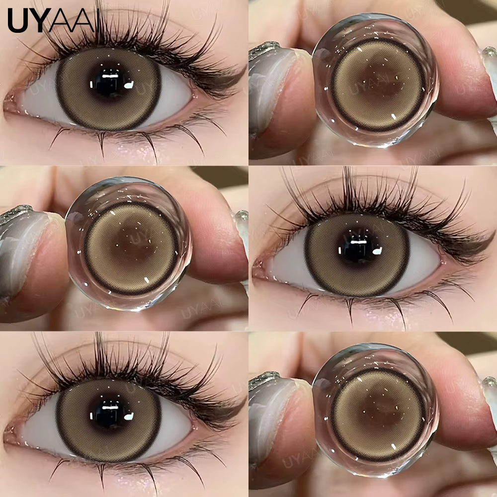 Lentilles de contact UYAAI : Lentilles de beauté noires, Lentilles vertes PATTAYA, Lentilles de coul