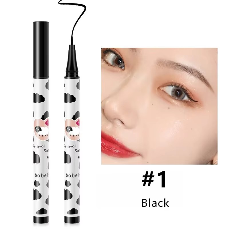 Stylo Eyeliner liquide en ver à soie couché, 3 couleurs, durable, imperméable, maquillage pour grand