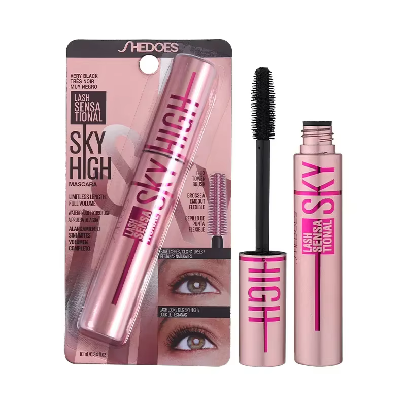 Mascara 4D allongeant imperméable épais Curling durable Extension de cils Mascara noir cils naturels