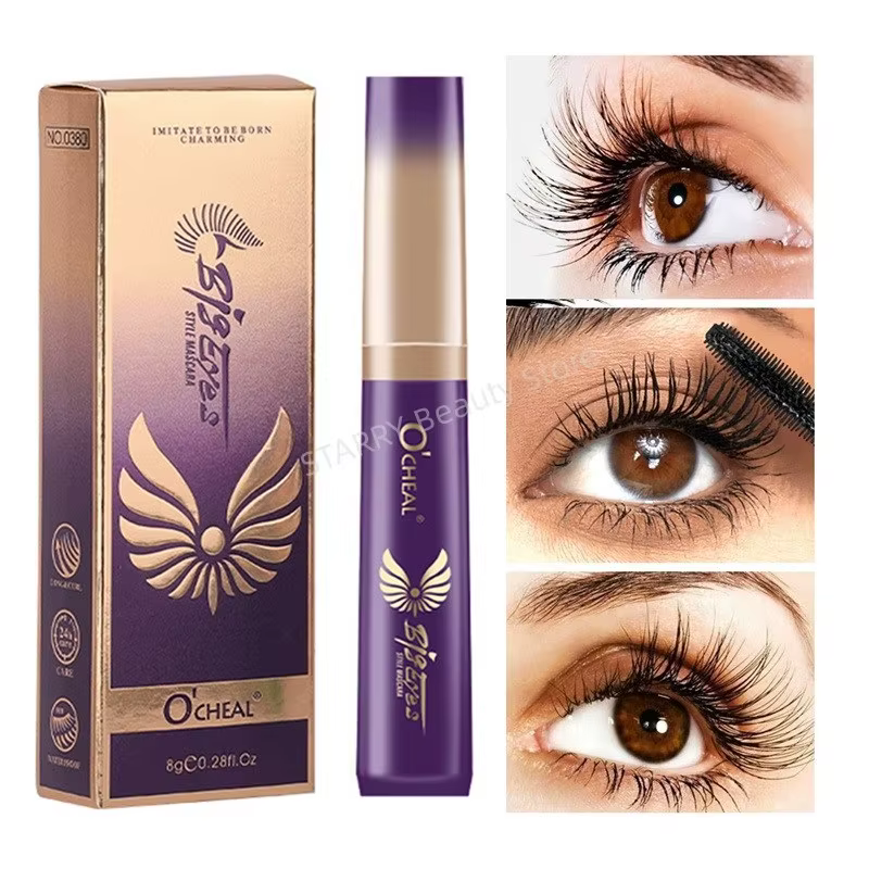 Mascara allongeant les cils, imperméable, longue durée, soyeux, Extension de cils noirs, maquillage,