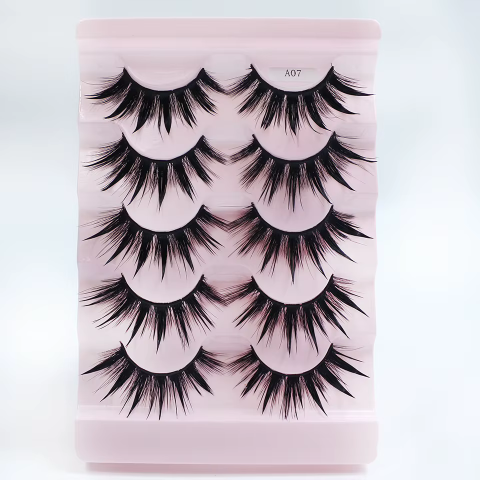 RED SIREN – faux-cils en vison naturel doux, 5 paires, mode coréenne, style Manga