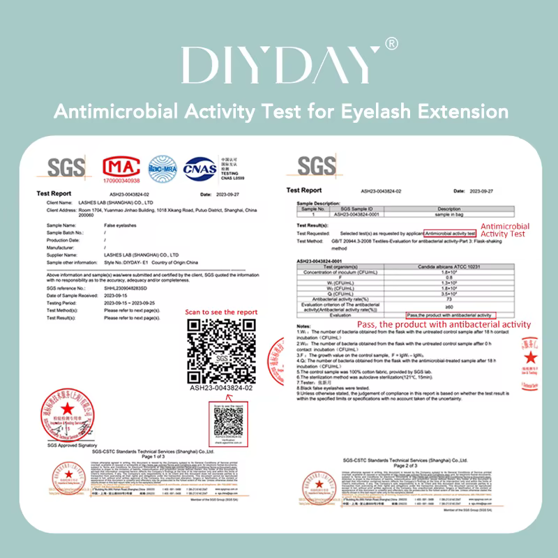 DIYDAY Extensions de cils individuels, faux-cils classiques, longs, noirs et doux, en vison, vente e
