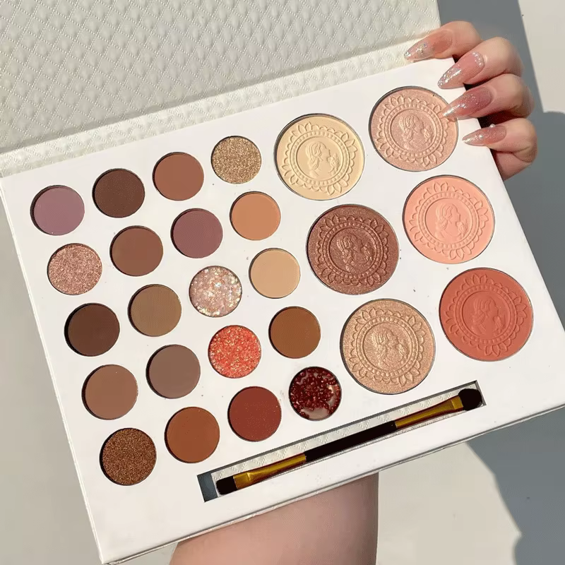 Palette de fards à paupières 26 couleurs, surligneur mat, produits de maquillage, cosmétiques longue