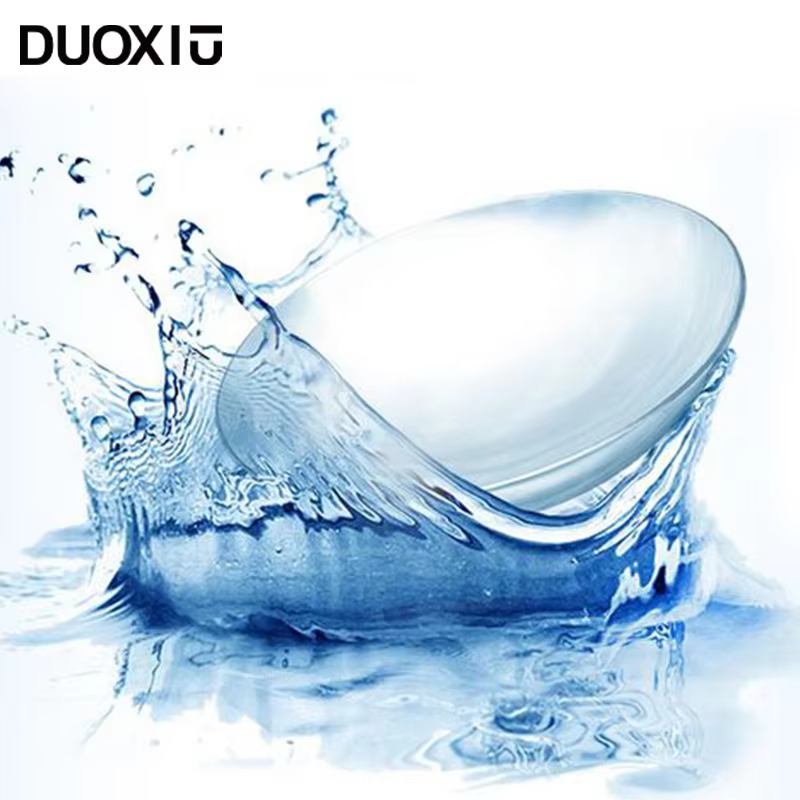 DUOXIU 1 paire de lentilles de contact transparentes pour les yeux myopie Prescription lentilles de