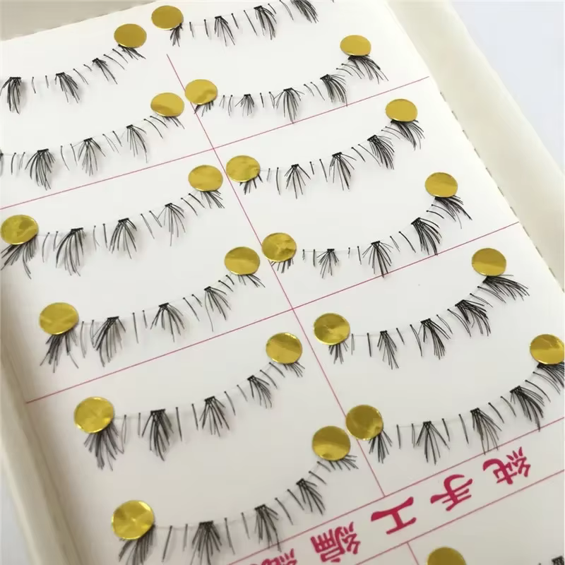 10 paires de cils inférieurs Pack différents Styles sous les cils cils inférieurs doux à la main ban