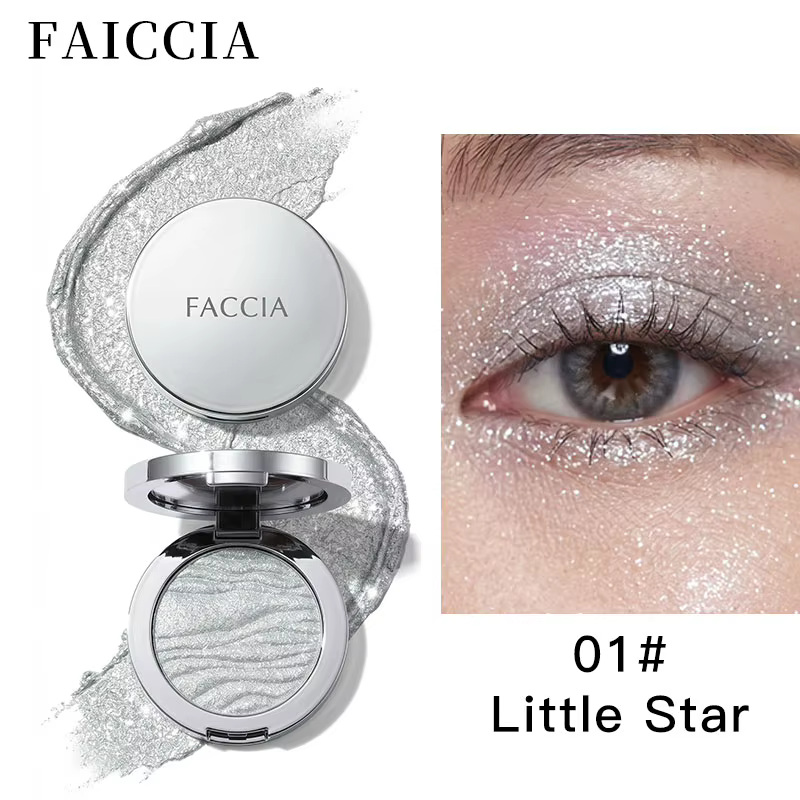 Faiccia Fairy Glow Eyeshadow : Fard à paupières illuminateur pour le coin intérieur des yeux, multi-