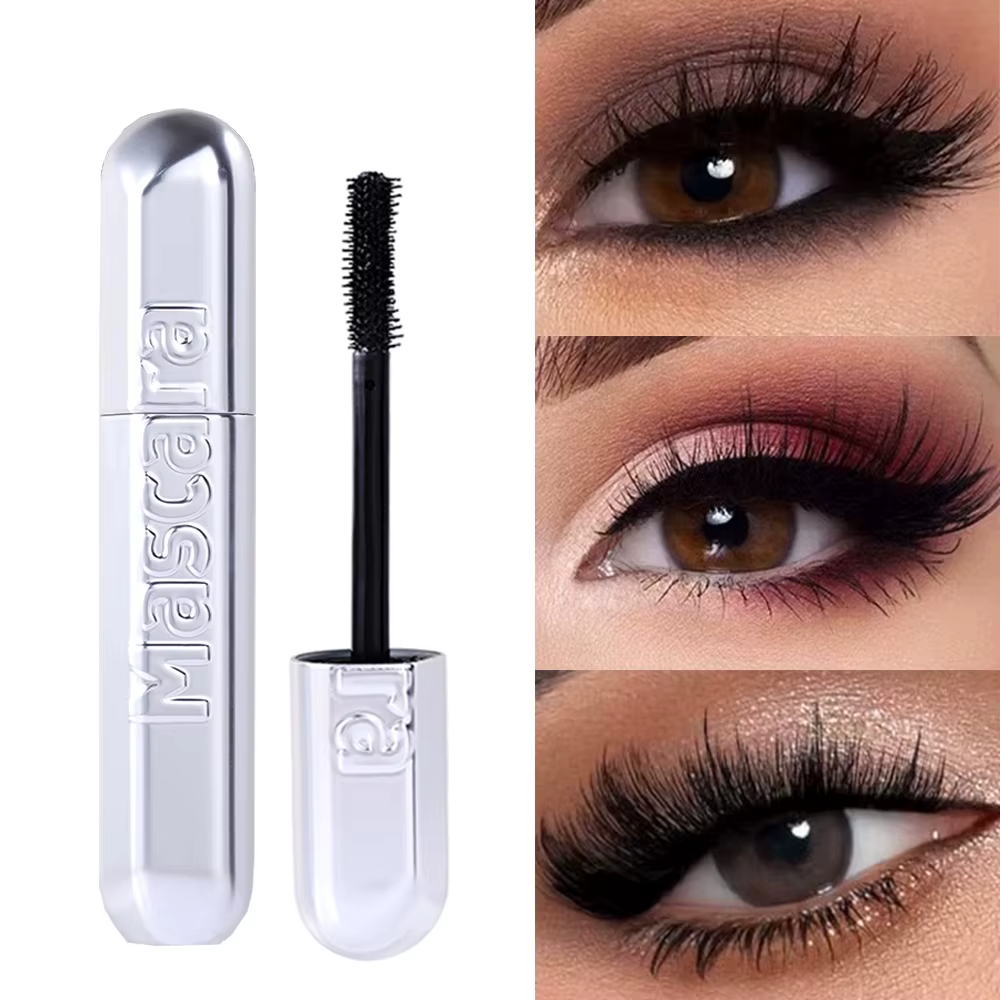 Mascara waterproof, longue tenue et courbant, soyeux et lisse, look maquillage naturel, effet maquil