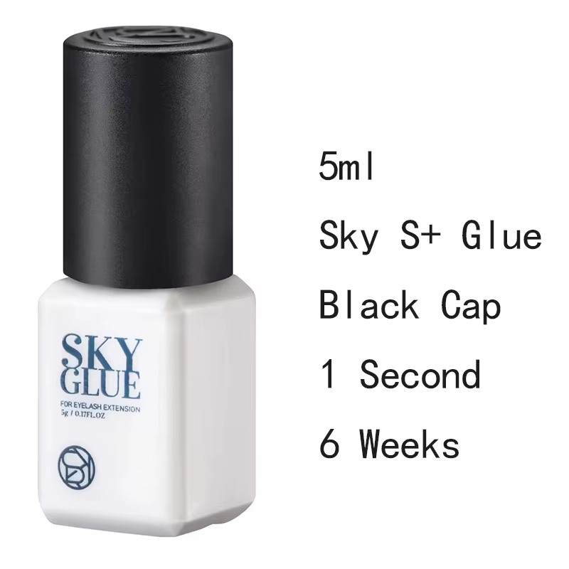Colle ciel originale pour Extensions de cils, 1 bouteille, 5ml, ligne ciel coréenne 0.5s, adhésif po