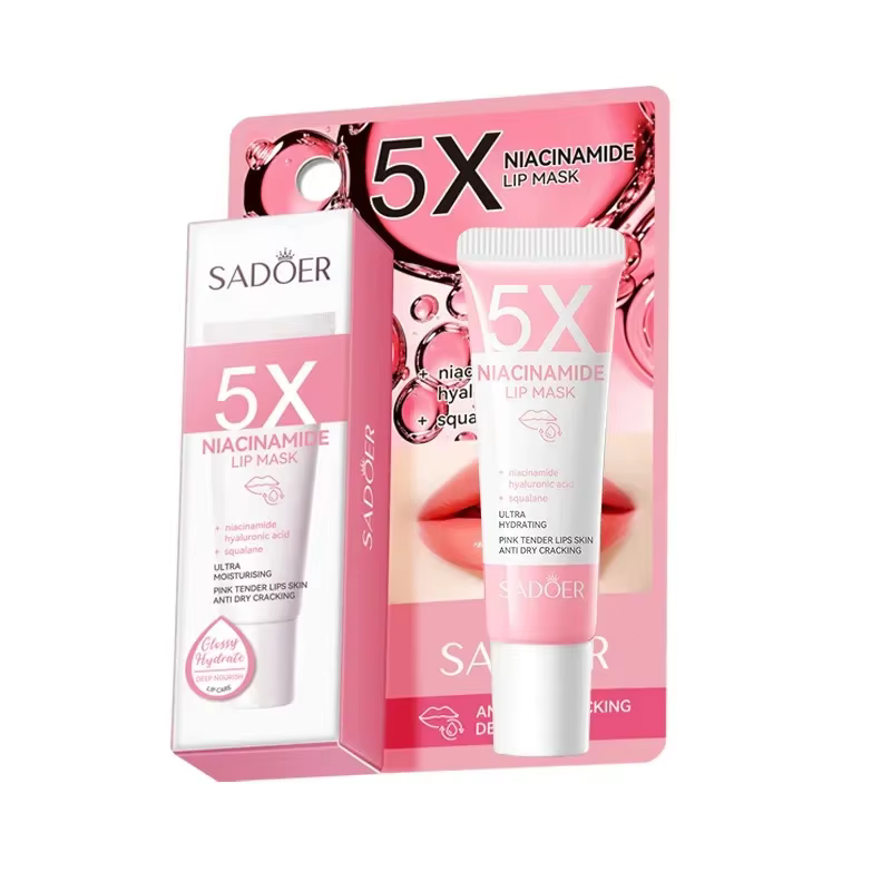 Baume à lèvres foncé éclaircissant, masque mélanine, brillant, exfoliant, traitement rose, réduit le