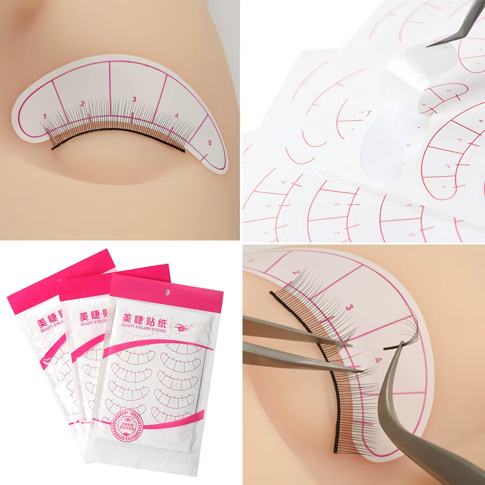 Tête de Mannequin pour cils, prix de gros, ensemble de formation pour débutants, cosmétiques, fourni