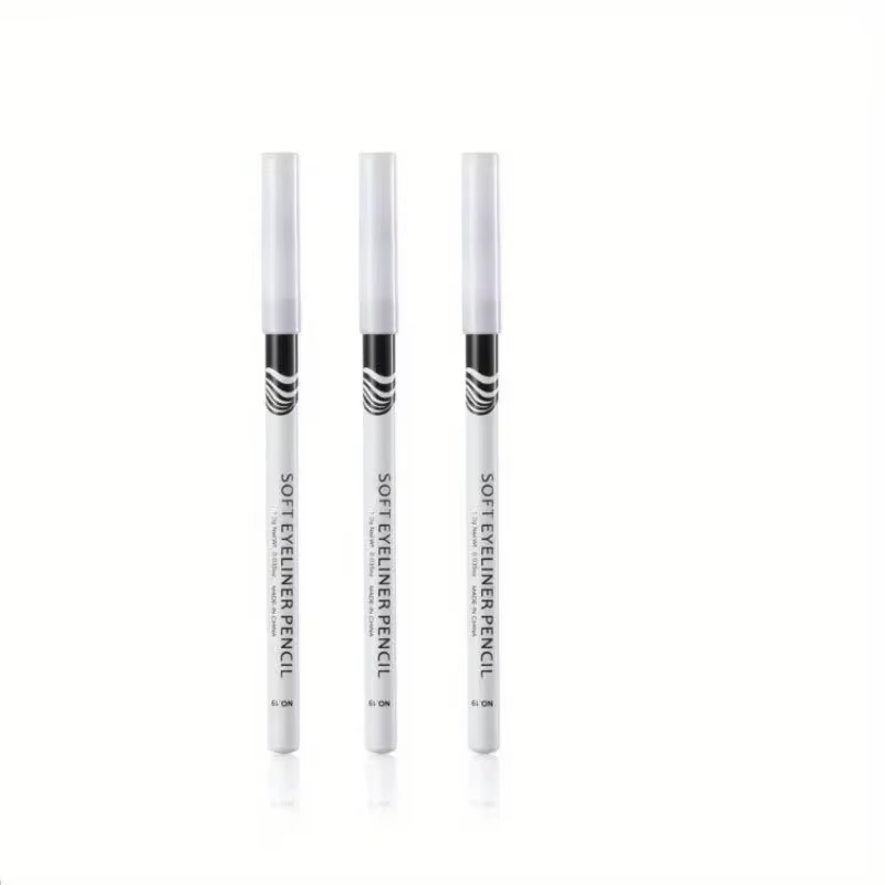 Crayon Eyeliner blanc mat à séchage rapide, 3 pièces, stylo Eyeliner lisse et imperméable, longue du