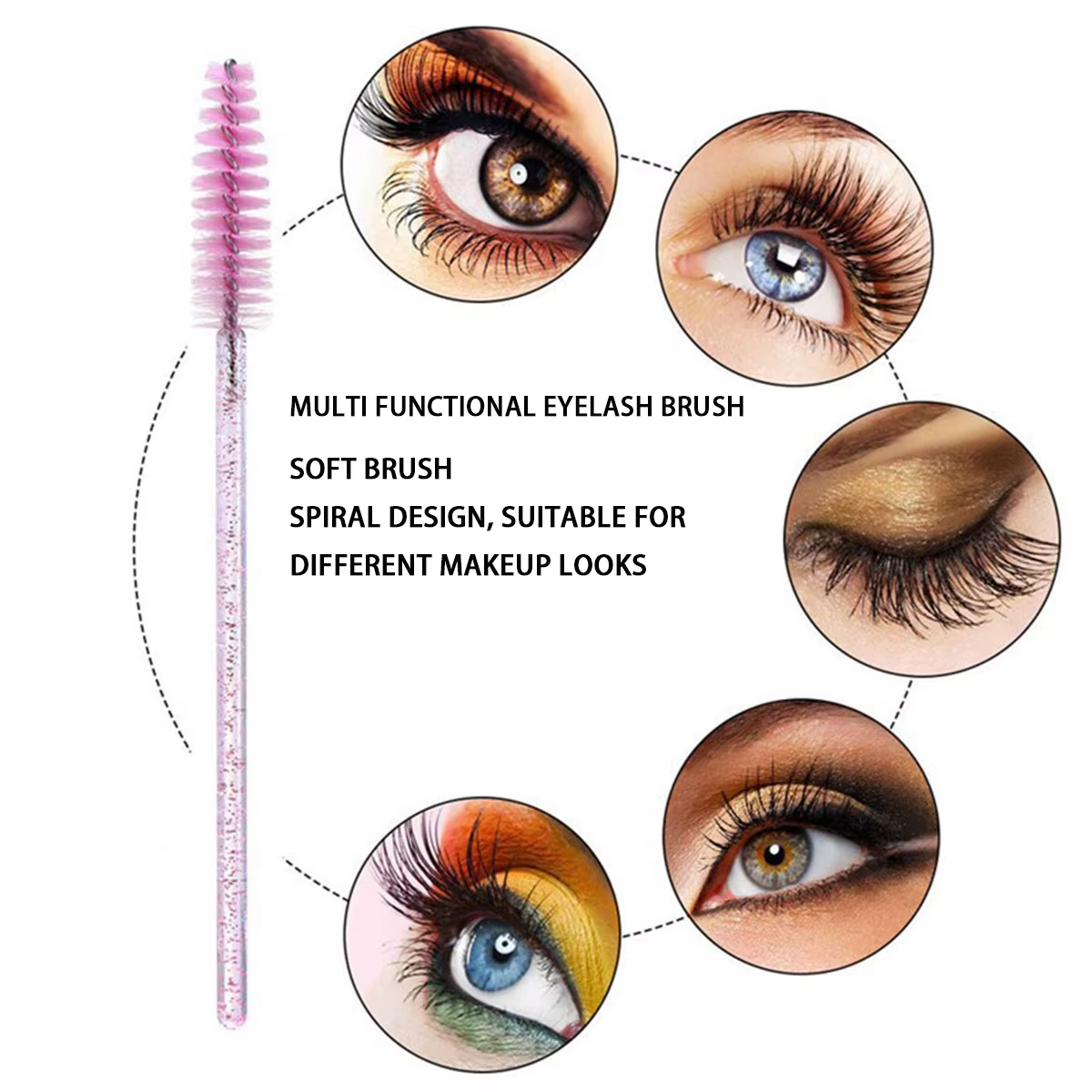 Ensemble de pinceaux à cils, grossiste, brosse à Mascara pour Extension de cils, baguettes à sourcil