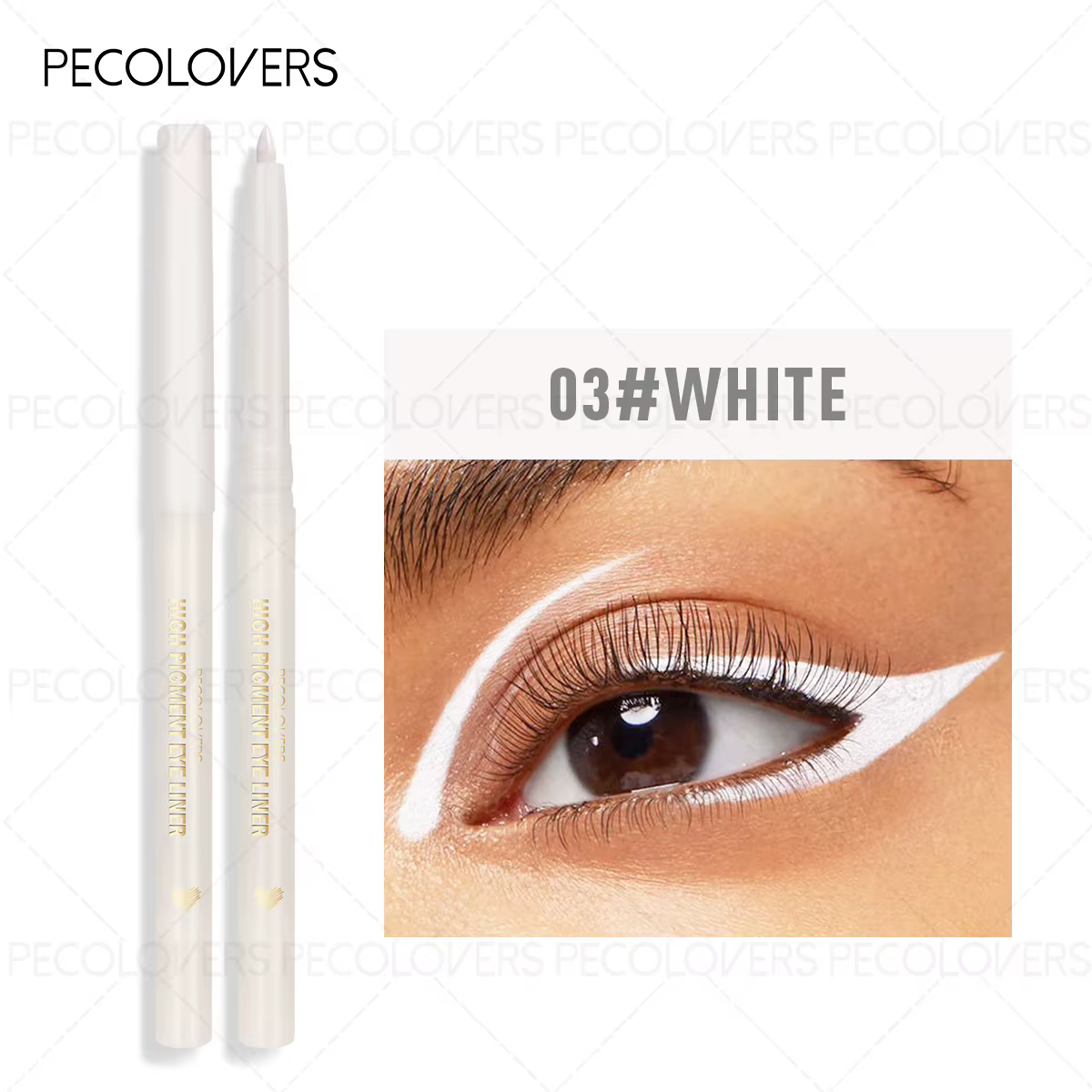 1 stylo gel pour eye-liner imperméable pour tous les types de peau, longue tenue, séchage rapide, an