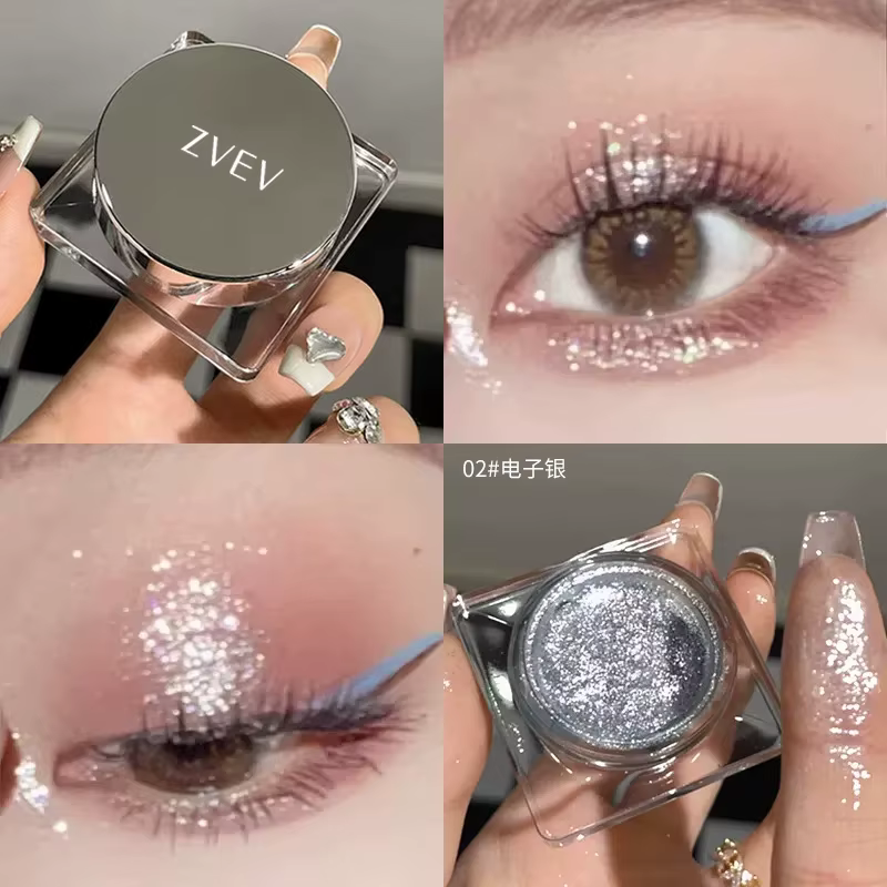 Fard à paupières diamant mat nacré brillant naturel maquillage pour les yeux atmosphère haut de gamm