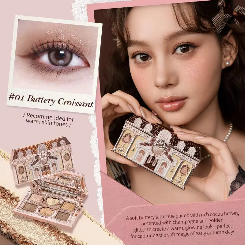 Flower Knows SWEETIE BEAR Palette de maquillage pour les yeux hautement pigmentée ombres à paupières