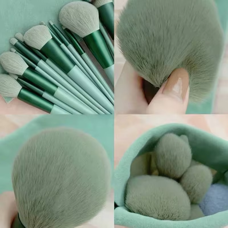 Ensemble de pinceaux de maquillage doux et moelleux, 13 pièces, pour fond de teint, Blush, poudre, f