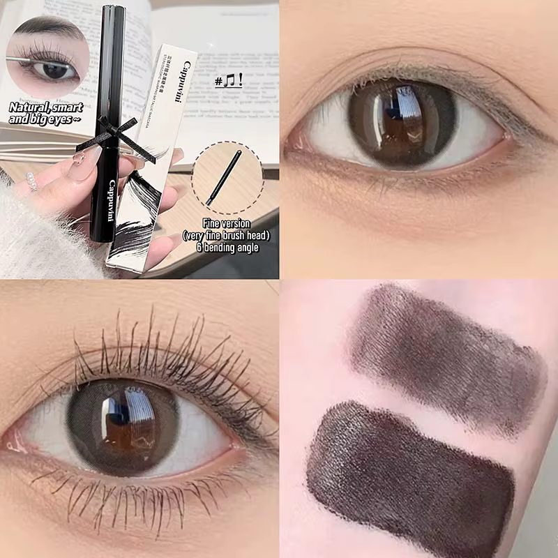 Mascara métallique 3D, lifting des cils Cappuvini, anti-taches et imperméable, bouclage toute la jou