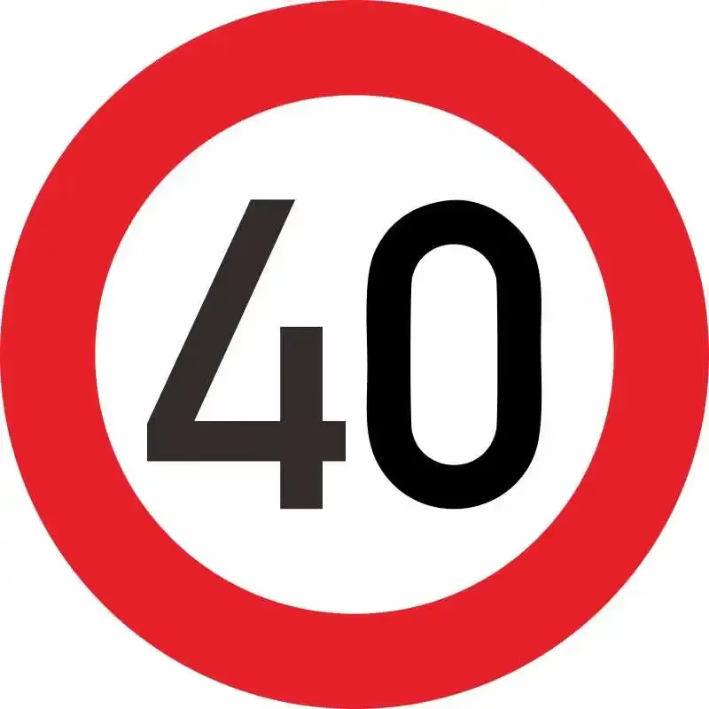 Autocollant de voiture tendance pour diverses décorations de voiture, limite de vitesse 10, 20, 30,
