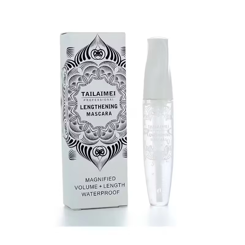 Mascara allongeant Transparent, mascara allongeant les cils nourrissant imperméable amélioré 3D, lon