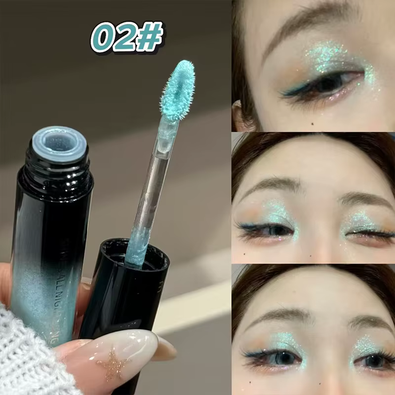 ART VALUE Fard à paupières liquide scintillant, Fard à paupières nacré chatoyant, Maquillage des yeu