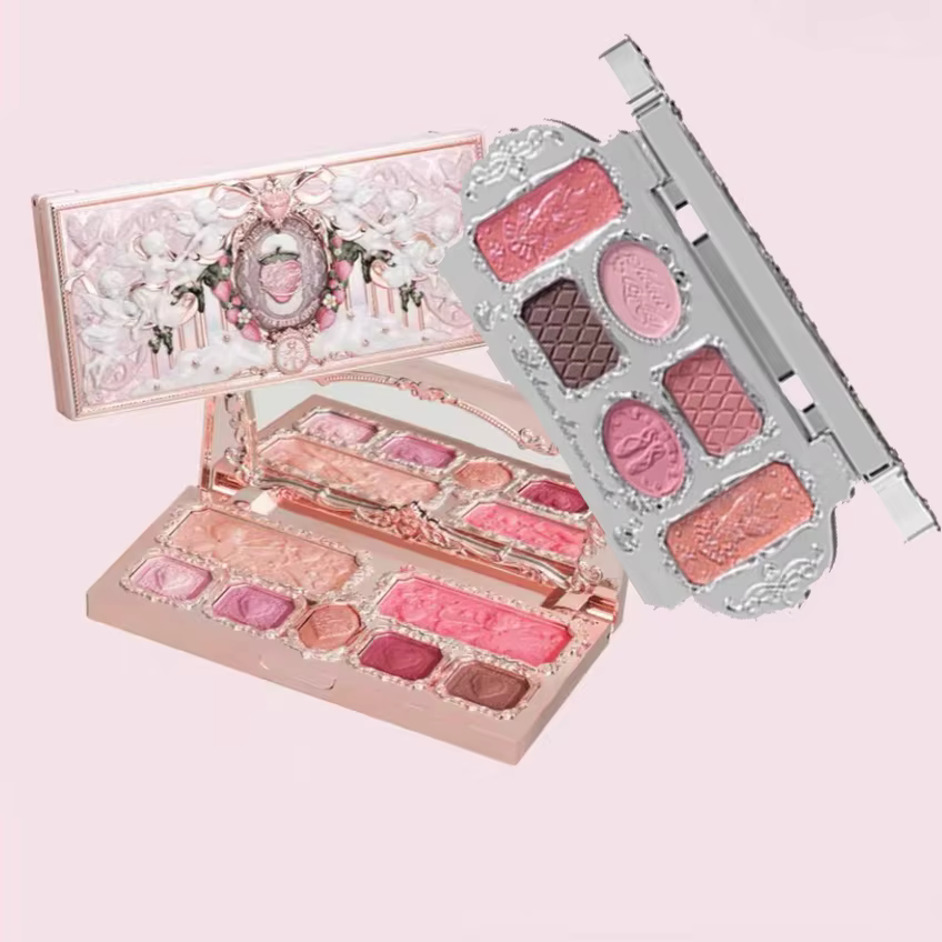 Flower Knows maquillage cygne Ballet fard à paupières Palette naturel nu mat miroitant fraise Cupido