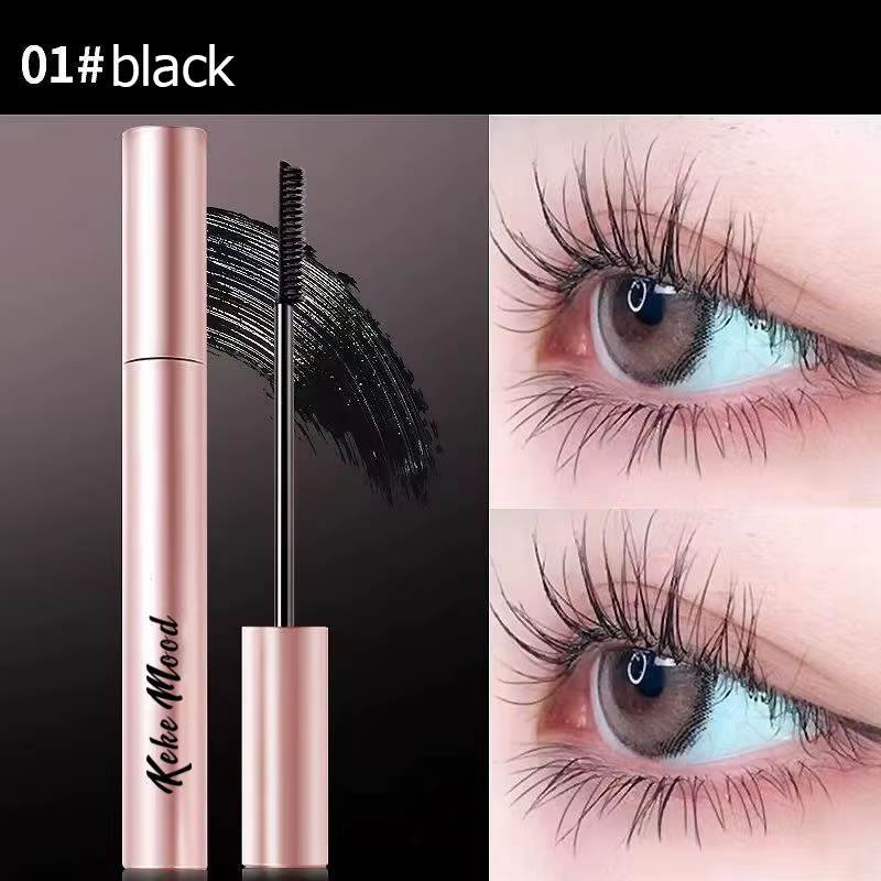 Allumez les cils Mascara noir Volume supplémentaire Ultra-fin imperméable Curling cils naturels Masc