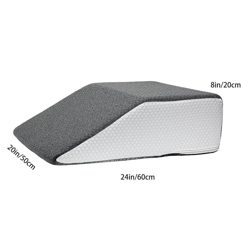 Oreiller de jambe, oreiller élévateur de jambe de 8 pouces pour jambes, repos, sommeil, oreiller com