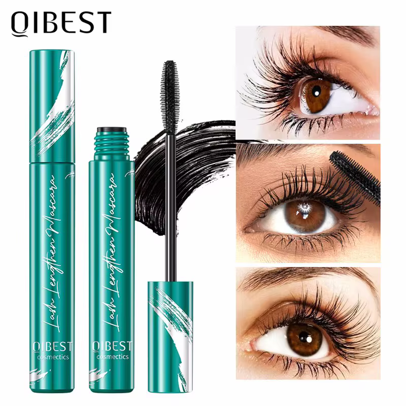 Mascara allongeant les cils, imperméable, longue durée, soyeux, Extension de cils noirs, maquillage,