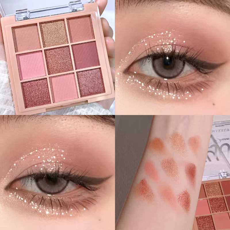 Ombre brune chaude d'hiver, neuf couleurs, ton terre, automne et hiver, faible Saturation, Palette d