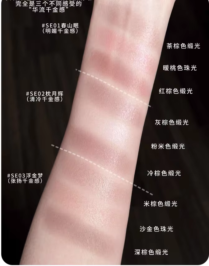 Palette de fards à paupières Qianyan Cheeryep Pillow Gem House Edition, illuminateur, maquillage pou