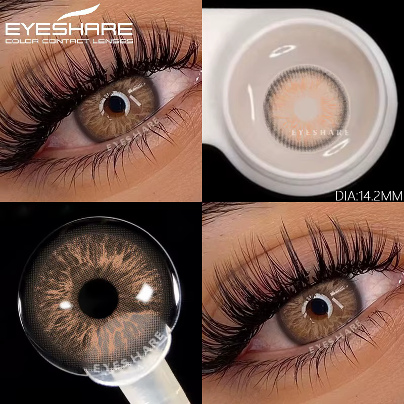 EYESHARE lentilles de contact colorées pour les yeux lentilles d'élève grises lentilles pour les yeu