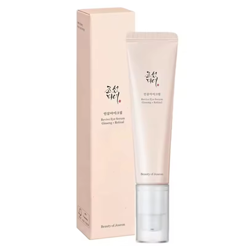 Crème pour les yeux au ginseng coréen, douce et non irritante, améliore les ridules autour des yeux,