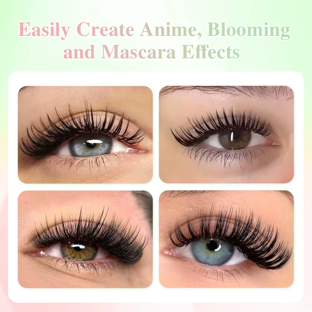 NAGARAKU 5D fleur Volume pointe cils doux naturel russie Style Anime flore Mascara effet