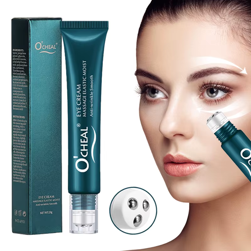 O'cheal Roller Massage crème pour les yeux éclaircissante cernes raffermissant la peau réparation in