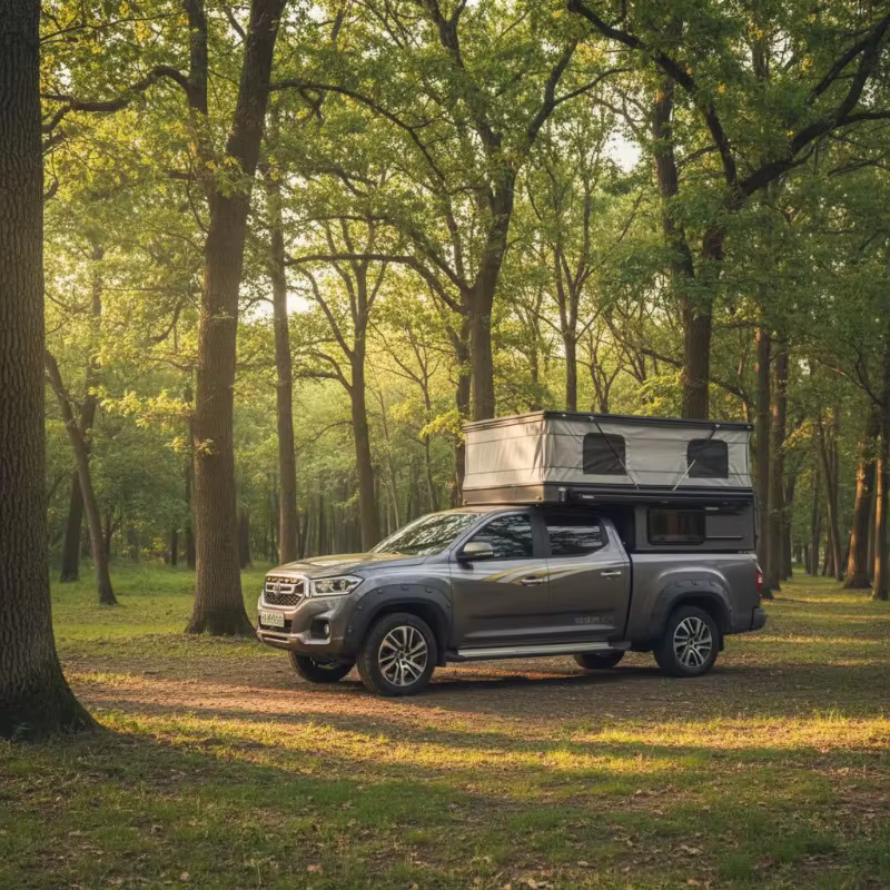 Tente de camping surélevée tout-terrain personnalisée haute performance pour pick-up, idéale pour le