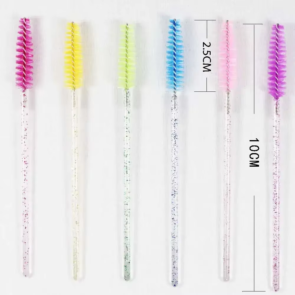 Brosse à cils jetable en cristal, peigne, Extension de cils, baguettes de Mascara, maquillage profes