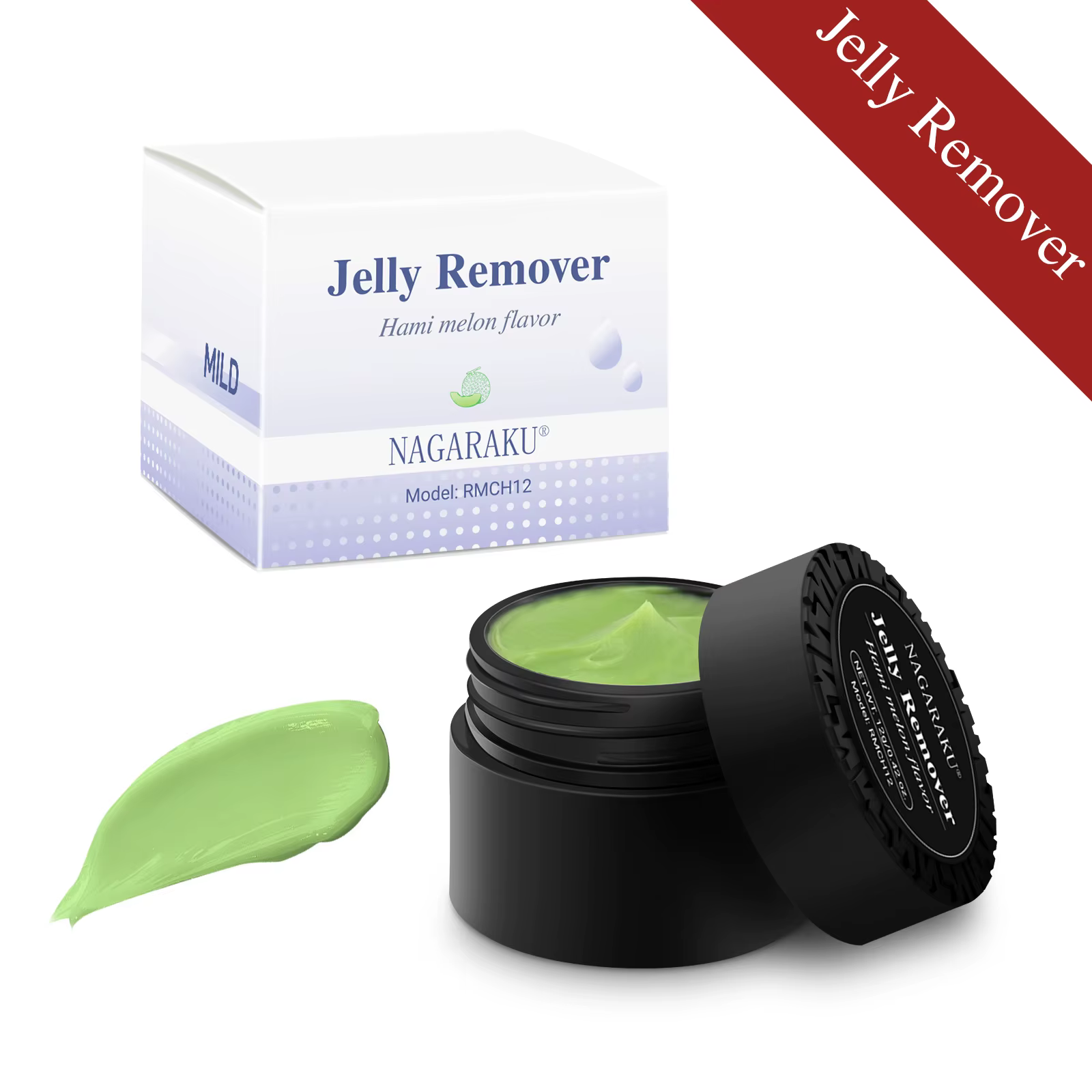 NAGARAKU professionnel faux cils dissolvant de colle Extensions de cils outil crème parfum odeur dis