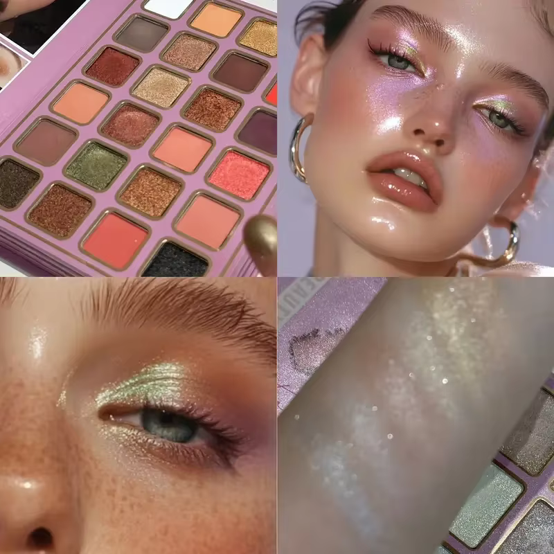 Palette de fards à paupières à paillettes, 78 couleurs, mat, imperméable, Collection de fards à paup