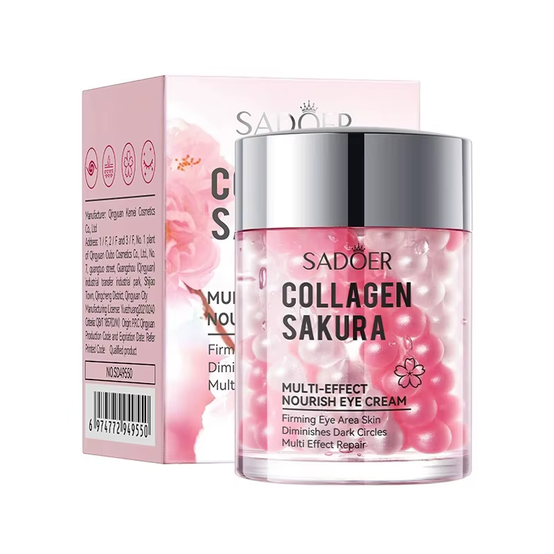SADOER Sakura crème pour les yeux Anti cernes rides hydratant crèmes Anti-âge yeux soins de la peau