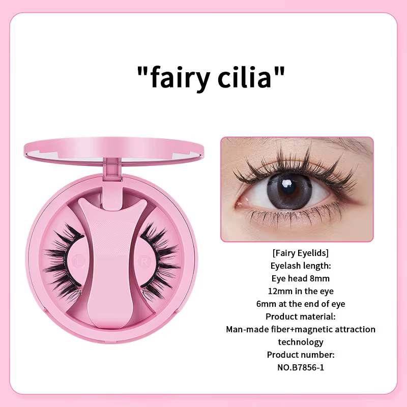 BQI – faux cils à aspiration magnétique légère, yeux supérieurs légers, miroir quotidien, crée un ma