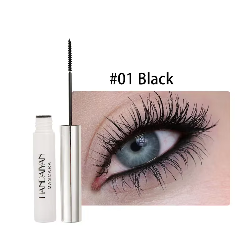 Mascara coloré 4D soie imperméable à l'eau séchage rapide Extension de cils Curl maquillage cils ble