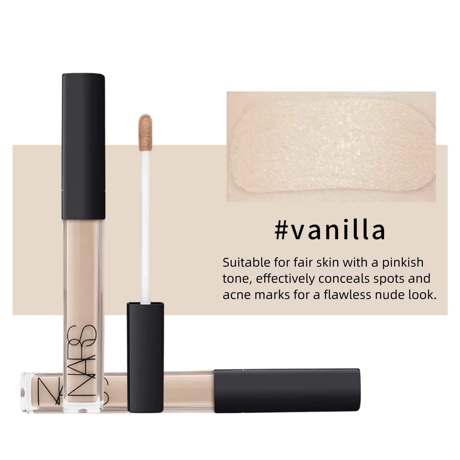 NARS Radiant Creamy Concealer Vanille 1232 |   maquillage du visage |   Couverture éclaircissante po