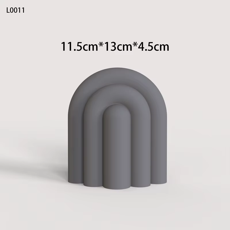 Presse-livre en béton, moule en Silicone, étagère créative en ciment de gypse, bricolage, Support de