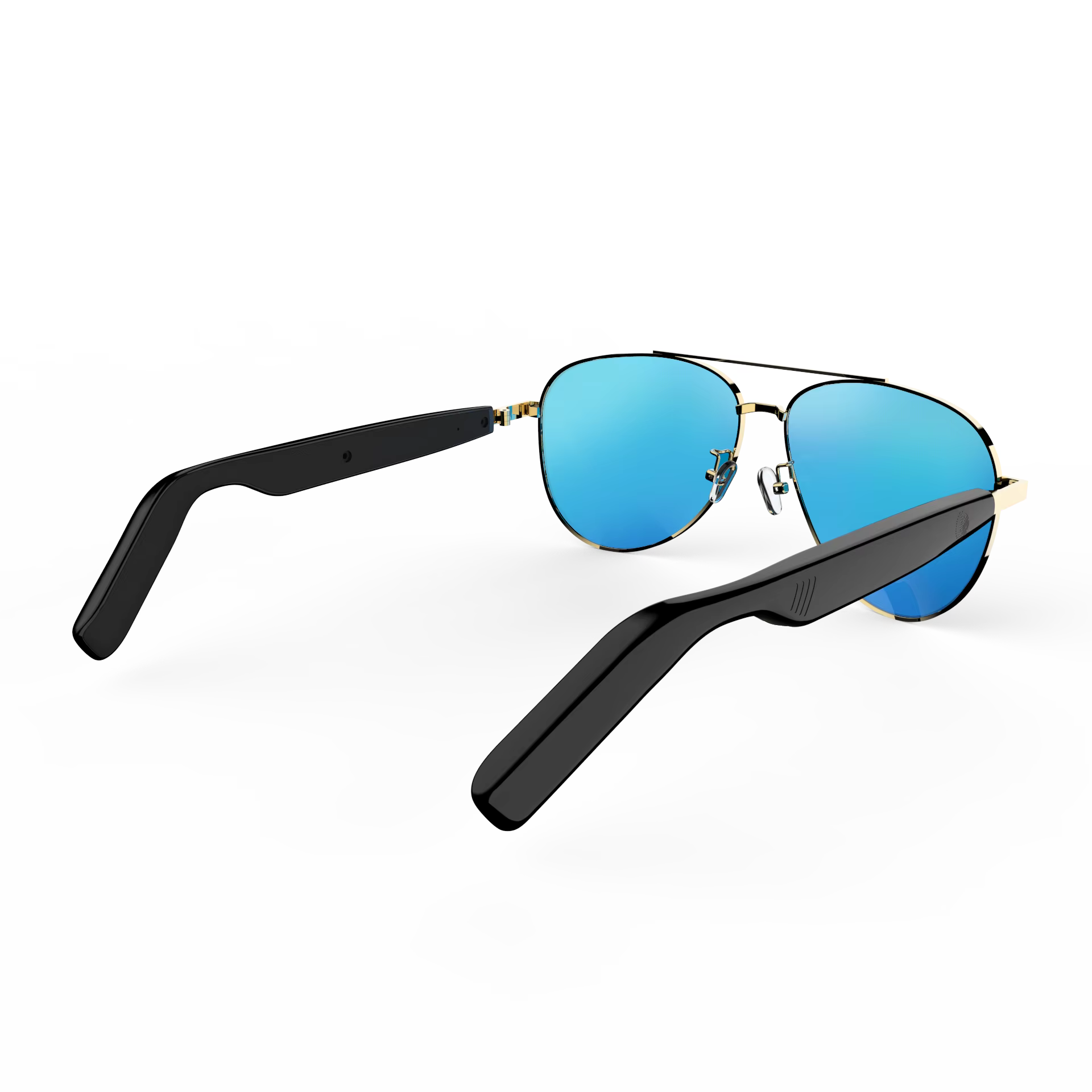 Lunettes intelligentes SG13 avec audio immersif à oreille ouverte, cadre dégradé élégant, Bluetooth 5.4 large Compatible avec iOS et Android
