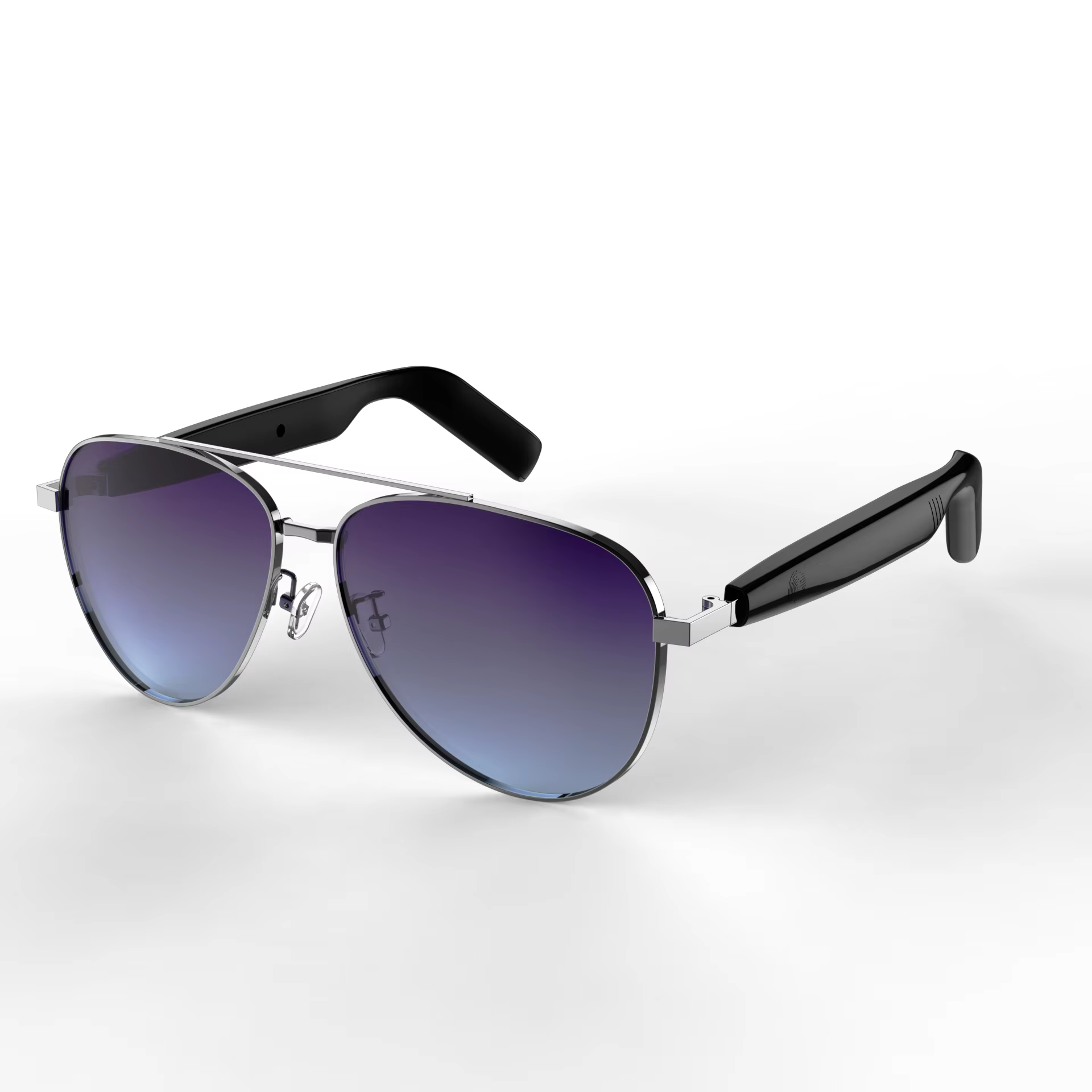 Lunettes intelligentes SG13 avec audio immersif à oreille ouverte, cadre dégradé élégant, Bluetooth 5.4 large Compatible avec iOS et Android