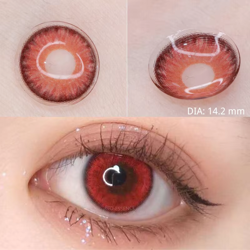 Bio-essence 1 paire de lentilles de Contact de couleur pour les yeux