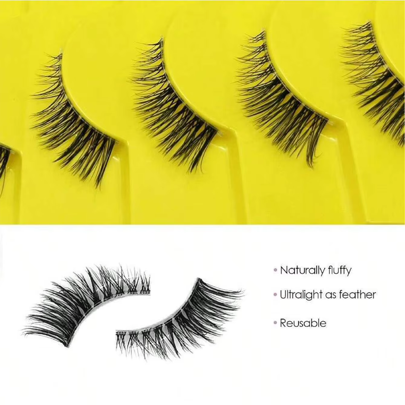Dix paires de demi-cils