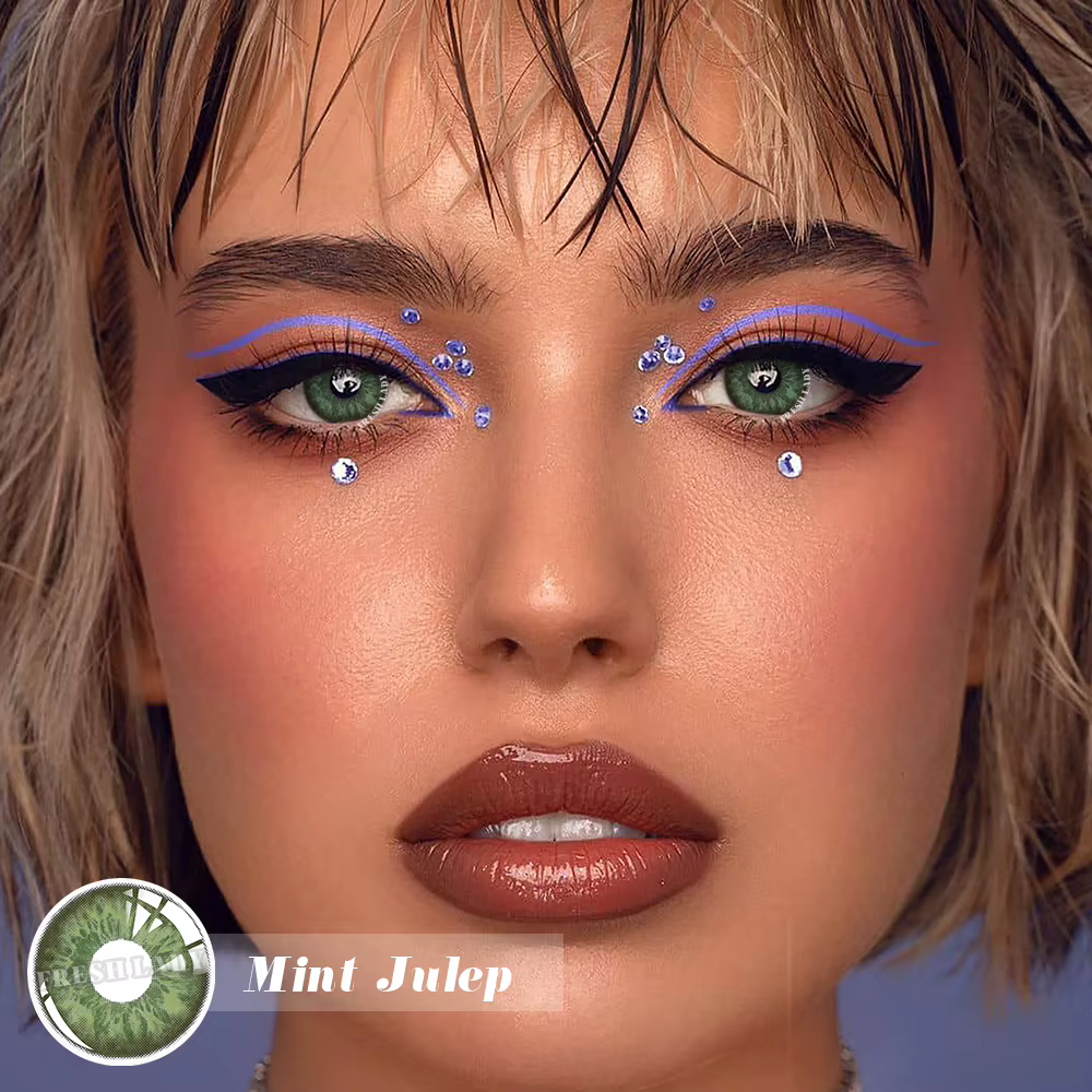 UYAAI lentilles de couleur yeux Cocktail Seris marron vert