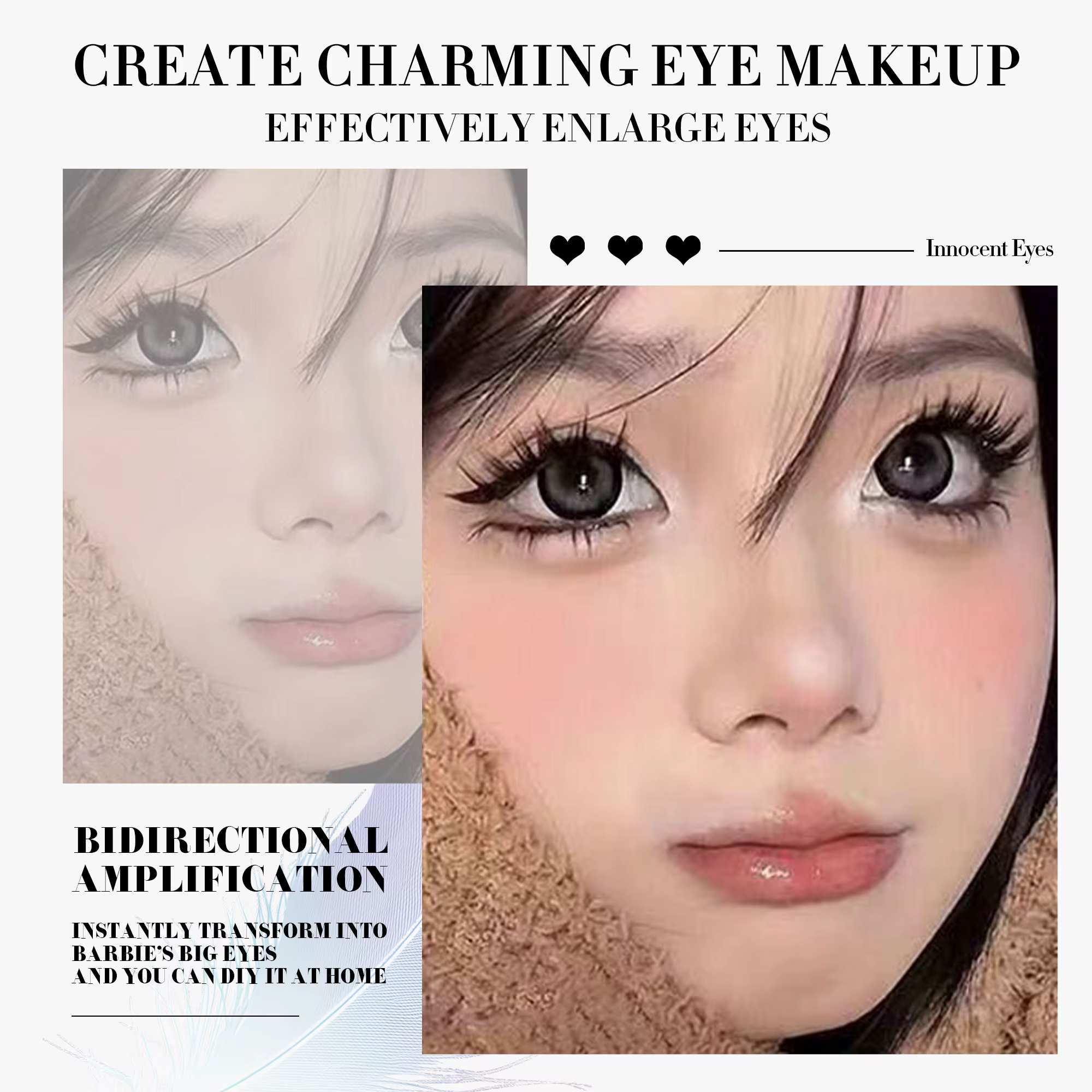 Kit de cils DIY, dont la colle et les pincettes